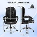 Executive Office Chair with Linkage Armrests & Reclining Back