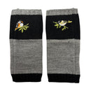 Bird Applique Arm Warmers | Fingerless Gloves in Black, Pink, or Green