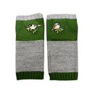 Bird Applique Arm Warmers | Fingerless Gloves in Black, Pink, or Green