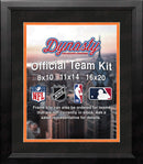 NHL Hockey Photo Picture Frame Kit - Anaheim Ducks (Black Matting, Orange Trim)