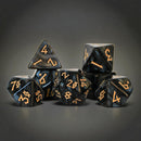 Black Water Acrylic Dice Set