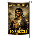 Bless This Hizzle Fo Shizzle Garden Flag