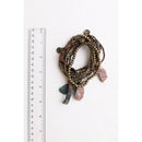 Boho Stone and Bead Stack Bracelet | Stretch Stackable Jewelry