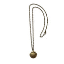 Bronze Seashell Locket Pendant Necklace | Vintage Ocean-Inspired Charm