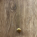 Bronze Seashell Locket Pendant Necklace | Vintage Ocean-Inspired Charm