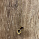 Bronze Seashell Locket Pendant Necklace | Vintage Ocean-Inspired Charm