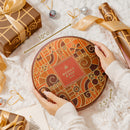 Festive Gift Tin Filled with Truffles, Pretzels & Gourmet Chocolates for Thanksgiving