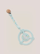 Silicone Teether Ring with Detachable Clip - Bunny Hollow