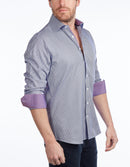 Button-Up Shirt // - Contemporary Fit - contrast trimming- final sale