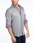 Button-Up Shirt // - Contemporary Fit - contrast trimming - final sale