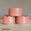 Antique Pink Scalloped Tumbler Boot