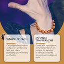 Rosewood Buddha Bead Bracelet Daily Simple Fashion Design Bracelet Personality All-In-One Beaded Bracelet