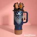 Lariat Luxe - Leather Tumbler Collar *Limited Edition*