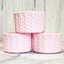 Pink Icicle Shimmer MACRAME Tumbler Boot