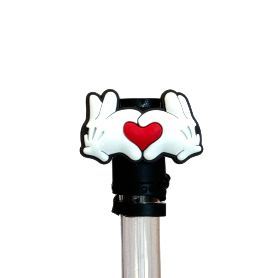 I Heart You Straw Topper