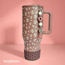 Deluxe Mauve Mum Bar Charm - Tumbler Handle Charm