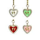 Coquette Heart Charm - Tumbler Handle Charm