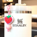 Strawberry Bar Charm - Tumbler Handle Charm