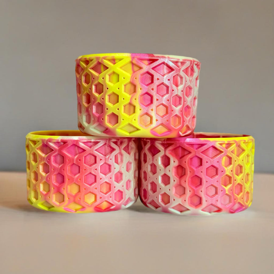 Strawberry Lemonade Waffle Tumbler Boot -Fall fits 20-40oz