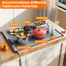 Food Warming Mat Rollable and Portable Electric Warming Tray with Fasting Heating
