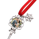 Personalized Photo Snowflake Key Christmas Ornament - Upload your Photo