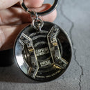 Captain America Shield Marvel Large Stainless Steel Keychain