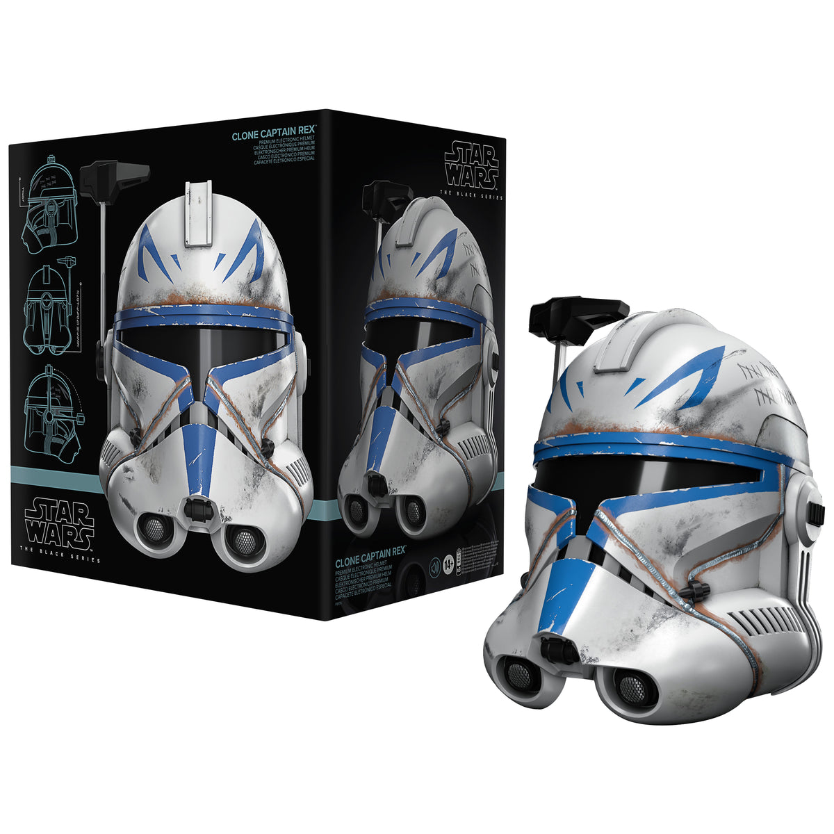 captain rex motorcycle helmet Phase II 1:1 Wearable Replica (Realistic) Padawan Outpost you can truly become Clone Captain Rex Star Wars The Black Series
