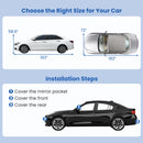 Car Cover for Automobiles 193 Inch Rain Sun UV Protection Universal Fit Sedan Chevrolet Ford Nissan