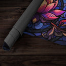 Stained Glass Lotus Playmat