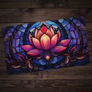 Stained Glass Lotus Playmat