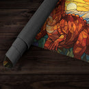 Stained Glass T-Rex Playmat