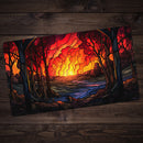 Stained Glass Wildfire Playmat