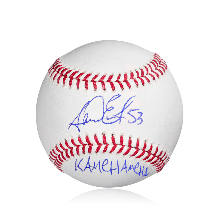 Carlos Estevez Philadelphia Phillies Autographed Baseball with Kamehameha Inscription
