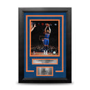 Carmelo Anthony Shooting Action New York Knicks 8x10 Framed Basketball Photo with Engraved Autograph