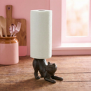 Cat Butt Cast Iron Tissue Holder | 9.5" Tall | Real Cast Iron, Virtually Indestructible