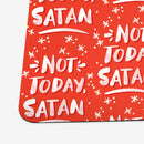 Not Today Satan Pattern Playmat
