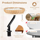 Cat Desk Bed with Removable Padded Cushion for Indoor Cats