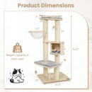 Multi-Level Cat Tree with Perch, Condo & Scratching Posts