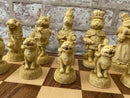 Cats & Dogs Chess Pieces with 4.5" King