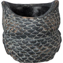 Cement Owl Planter in Dark Gray | Succulents Greenery Plant Pot | Decorative Indoor Outdoor Garden Décor