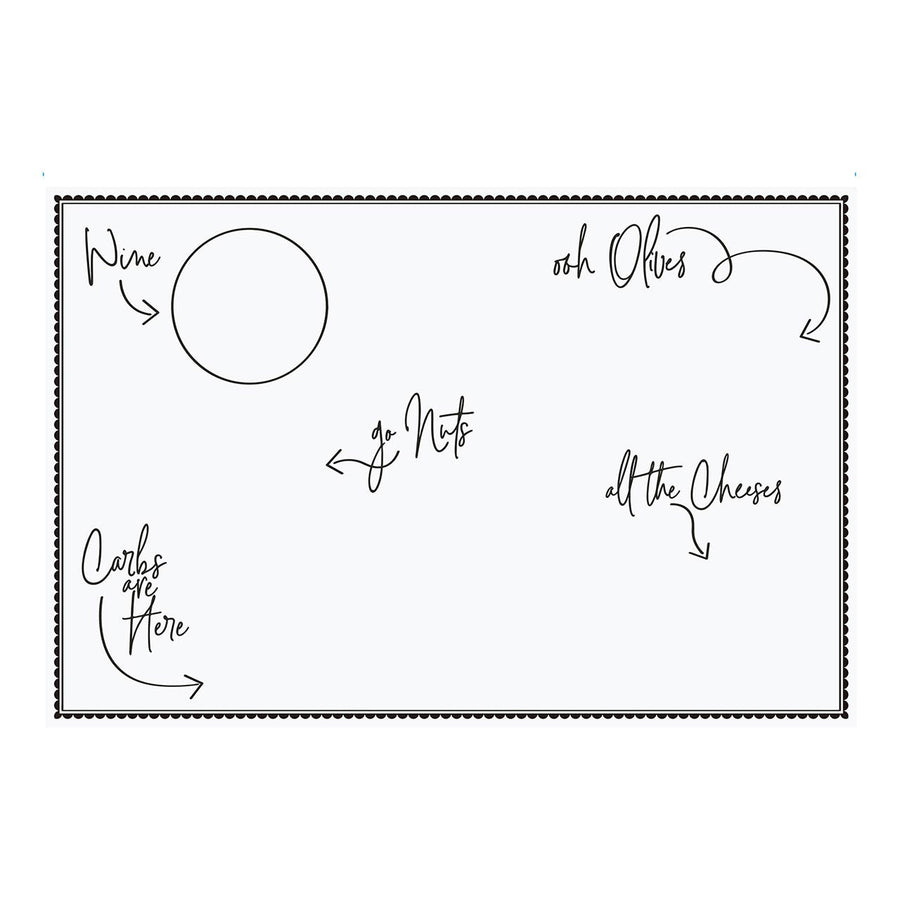 Charcuterie Paper Cheese Board | 50