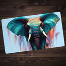 Turquoise Elephant Playmat