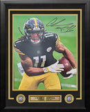 Chase Claypool Close-Up Action Pittsburgh Steelers Autographed 16" x 20" Framed Football Photo