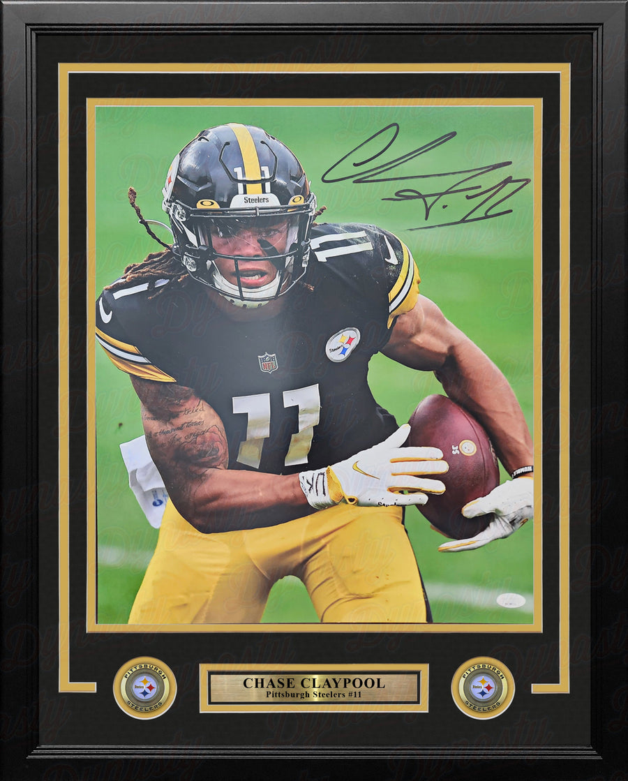 Chase Claypool Close-Up Action Pittsburgh Steelers Autographed 16