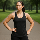 Calvin Klein Racerback Split Hem Performance Athletic Tank Top