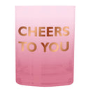 Cheers To You Cocktail Glass | Double Old Fashioned Scotch Whiskey