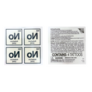 Chemical Formulas Temporary Tattoos
