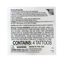 Chemical Formulas Temporary Tattoos