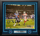 Chris Johnson Sideline Run Tennessee Titans Autographed 11" x 14" Framed Football Photo