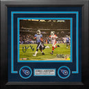 Chris Johnson Sideline Run Tennessee Titans Autographed 8" x 10" Framed Football Photo